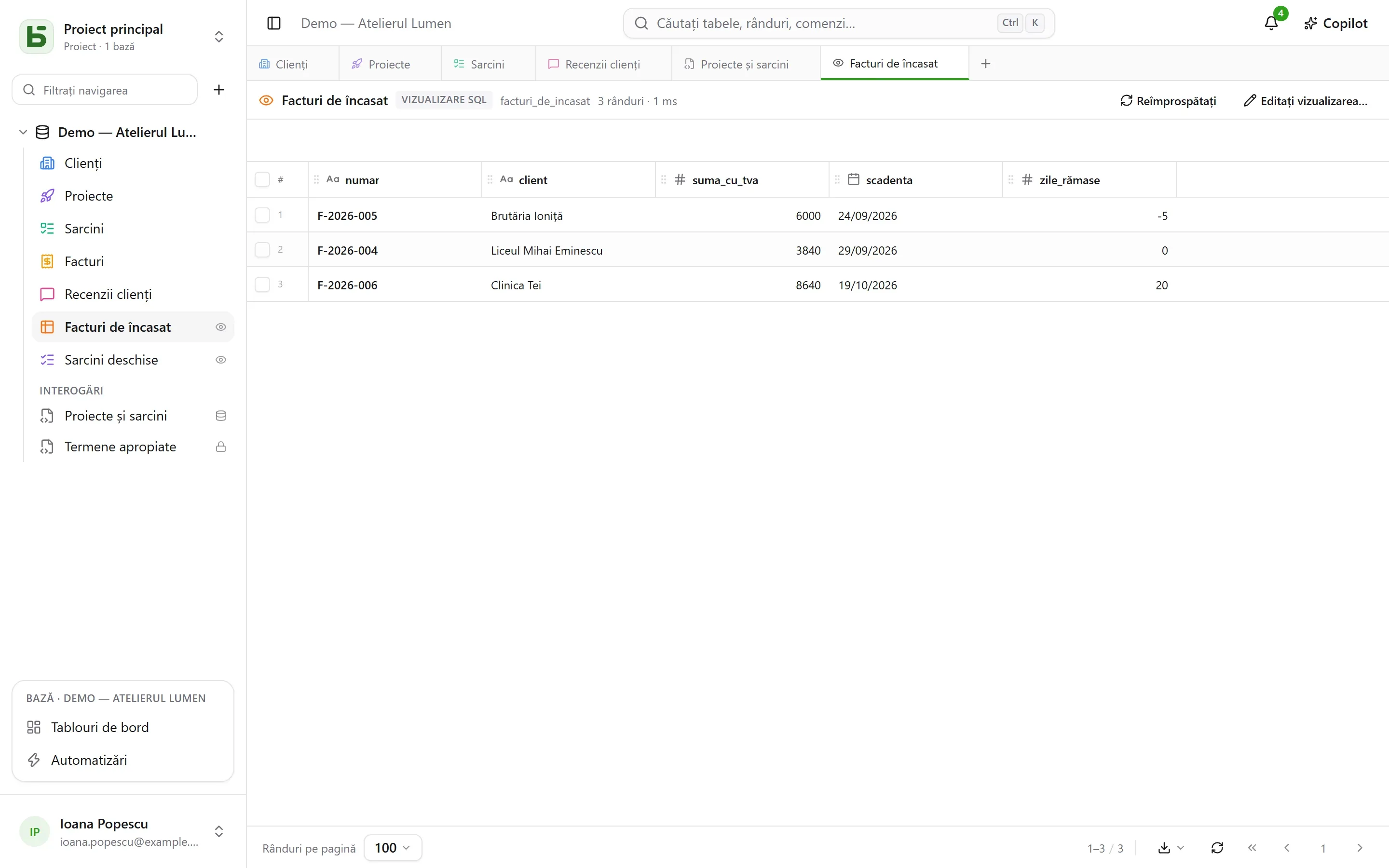 basedb — vizualizări sql: Vizualizări PostgreSQL reale, așezate printre tabele cu culoarea și pictograma lor — și care pot fi citite din psql.